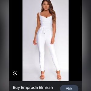 Waist Cinching Bandage Jumpsuit